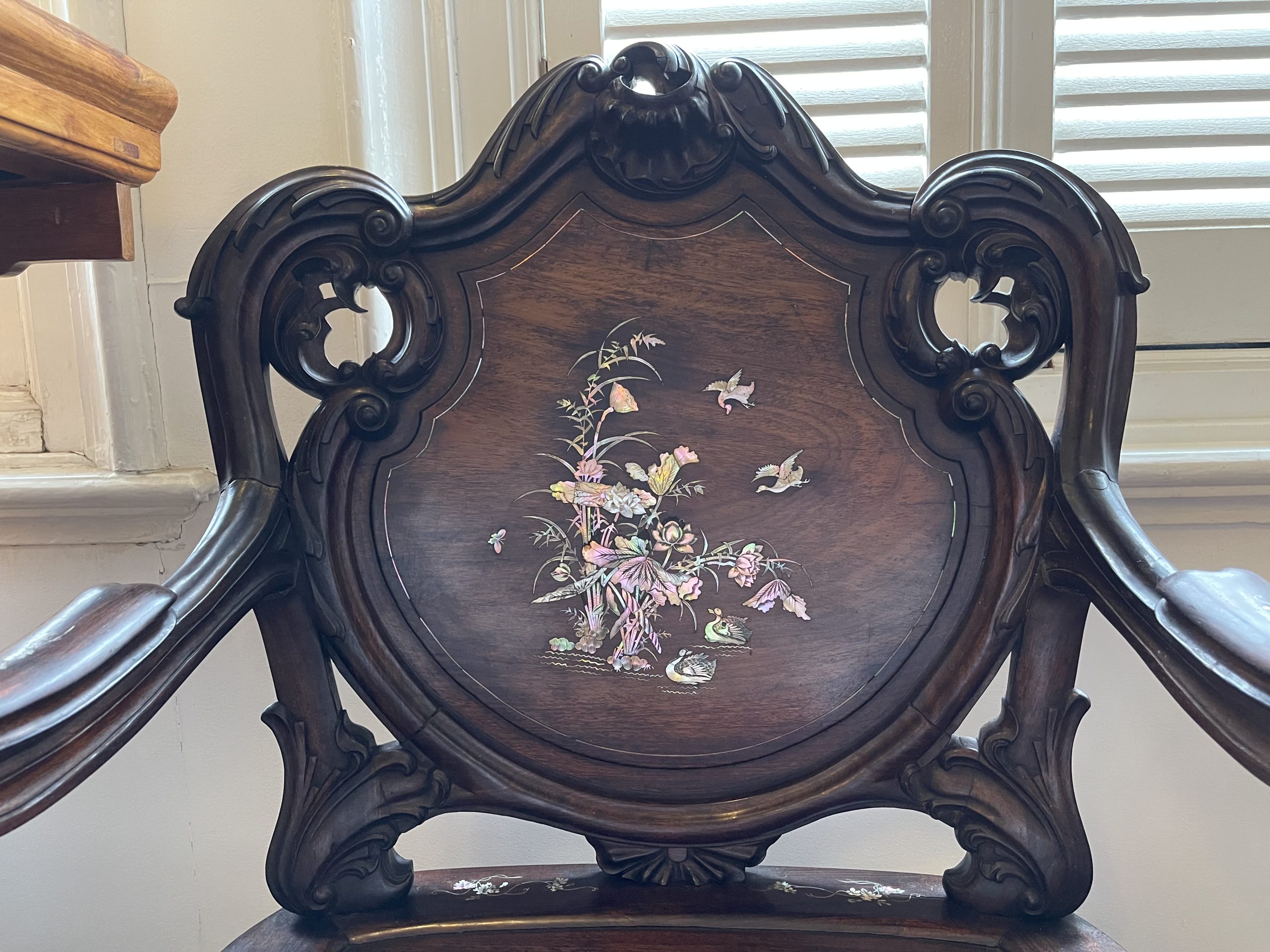 ロンロン高級 螺鈿細工 唐木 ロンロン高級 螺鈿細工 唐木